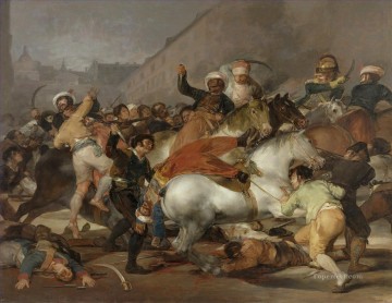 Clásico Painting - El Dos de Mayo de 1808 o La Carga de los Mamelucos de Francisco Goya Guerra Militar